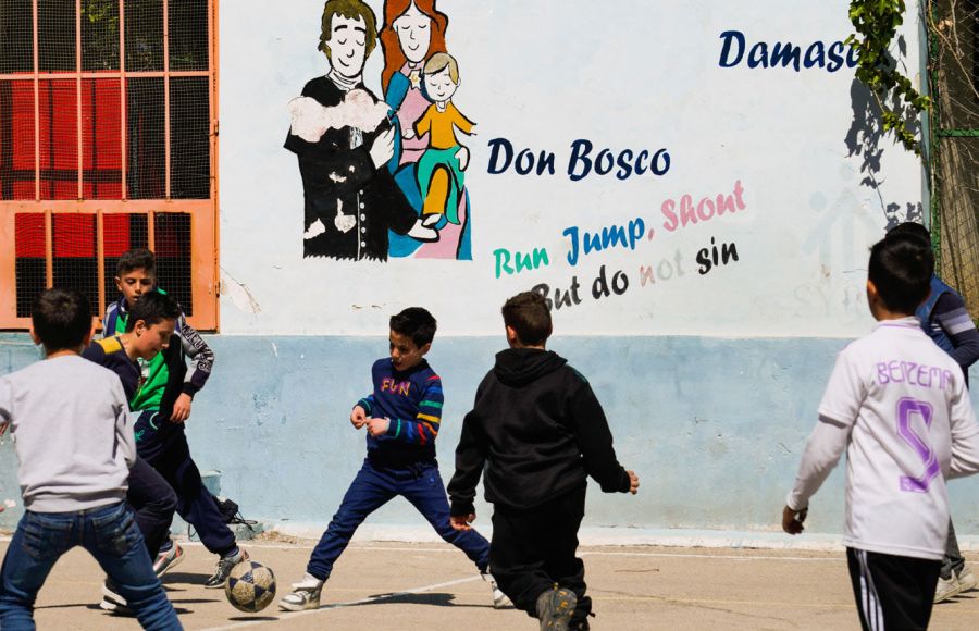 Jugendzentrum für Kinder in Damaskus.