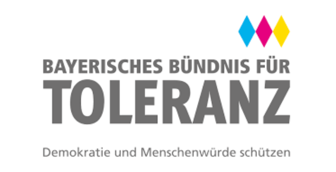 Logo des Bayerischen Bündnisses für Toleranz.