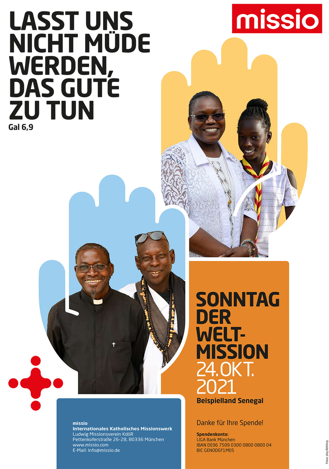 Plakat zum Weltmissionssonntag 2021
