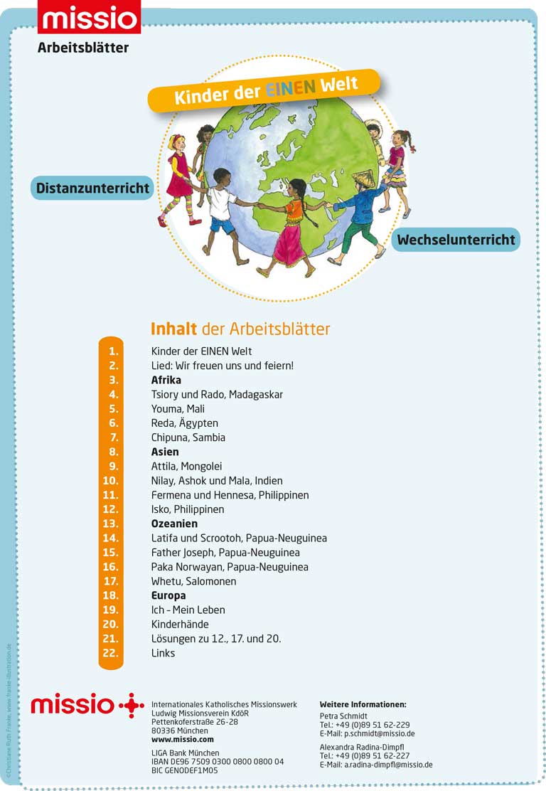Fächer "Kinder der Einen Welt"