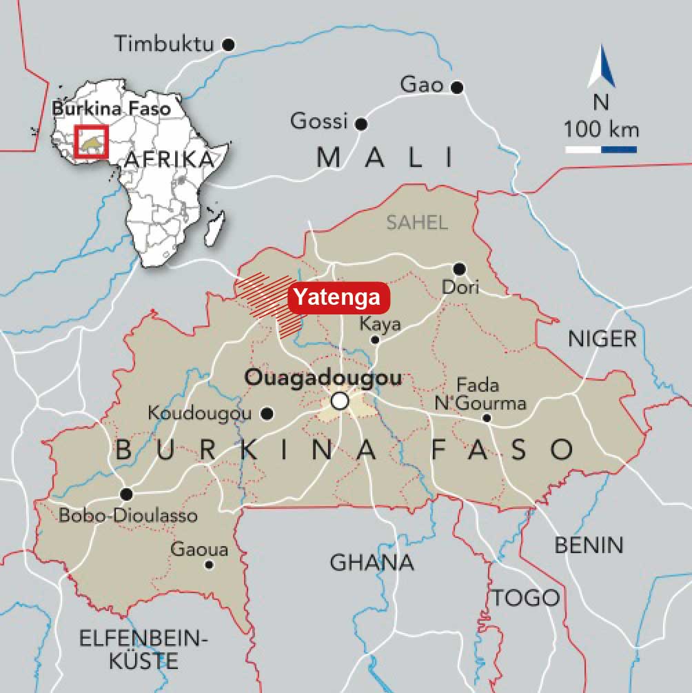 Burkina Faso Gleichberechtigung karte