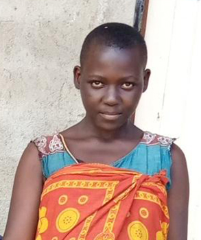 Tansania geflohenes Mädchen