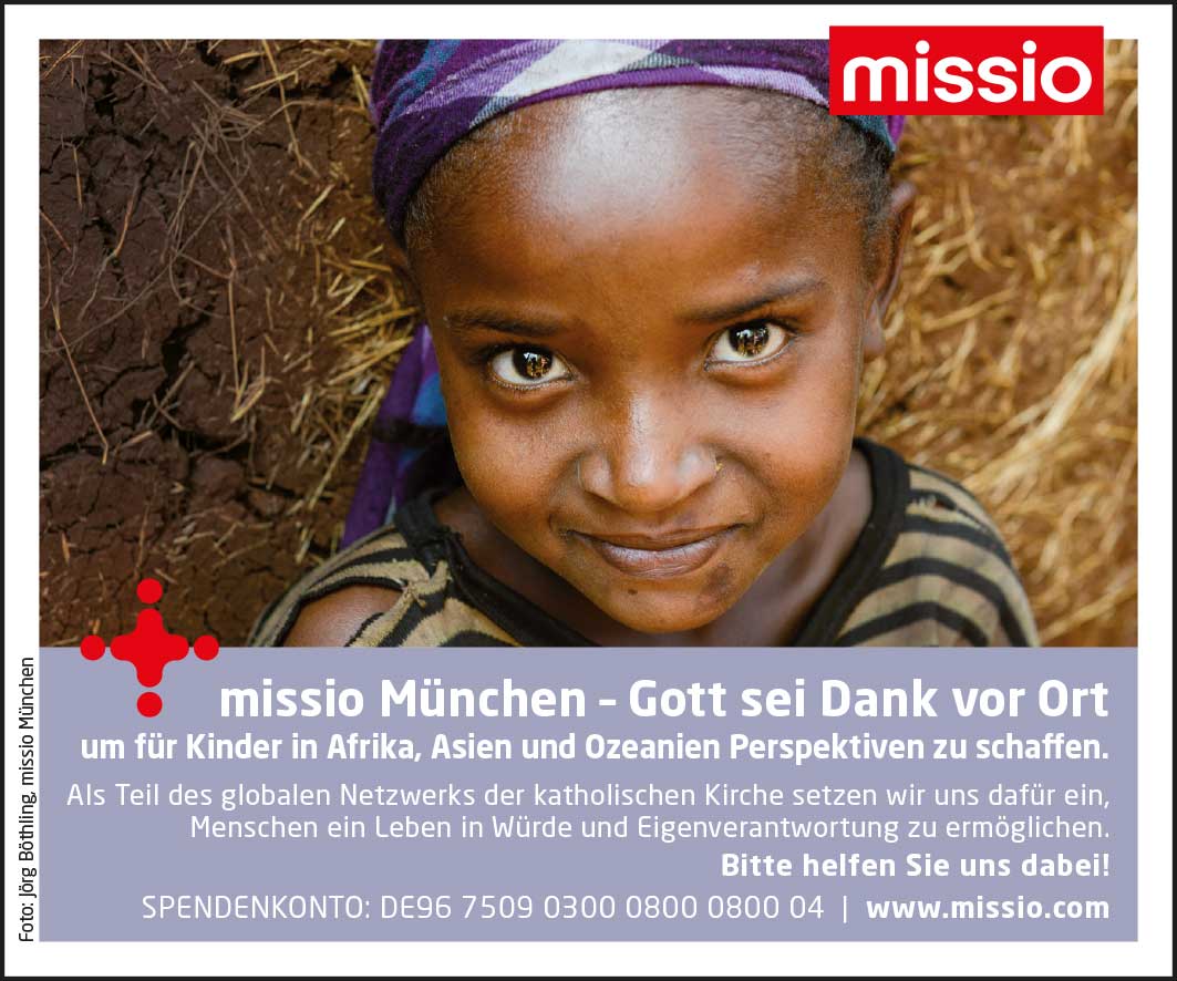 Freianzeige-Mdchen_Farbe missio München - Freianzeigen