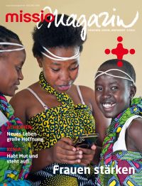 Titelbild missio magazin Ausgabe 3/2025 Schwerpunkt Frauen stärken
