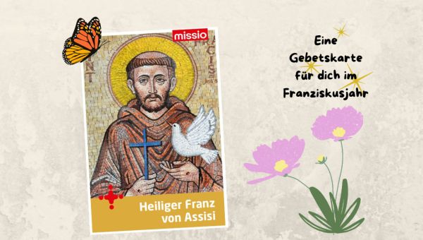 Ein Bild mit dem Hl. Franz von Assisi