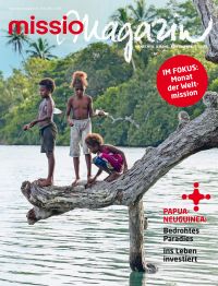 Titelbild missio magazin Ausgabe 5/2024 Schwerpunkt Papua-Neuguinea
