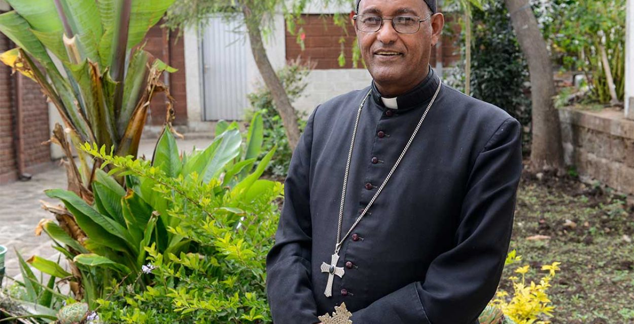 Bischof Tesfaselassie Medhin aus Adigrat in Tigray.