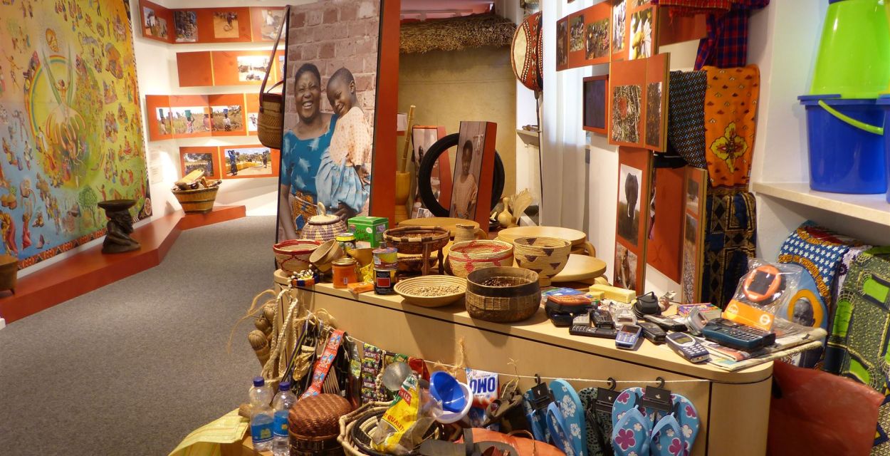 Blick in die Ausstellung im Haus der Weltkirche von missio München