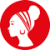 Icon für "Frauen stärken": zu sehen ist eine gezeichnete Frau mit hochgestecktem Haar..