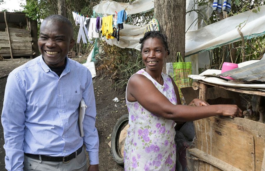 Hilfe für Flüchtlingsfamilien in Kenia.