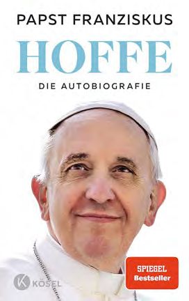 Cover Autobiografie von Papst Franziskus "Hoffe"