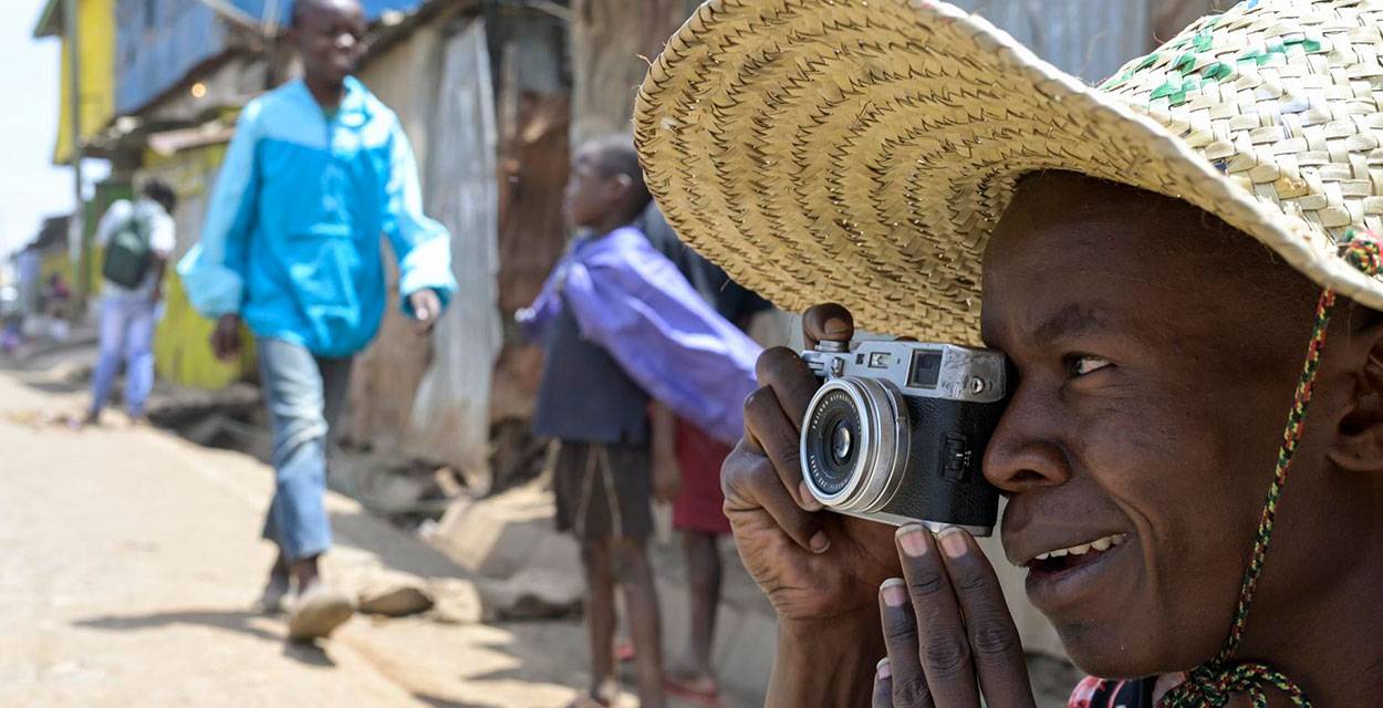Beitragsbild Reportage aus dem Slum Kibera in Nairobi/Kenia. Foto: Jörg Böthling