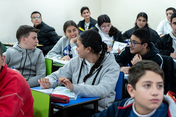 Kinder in Syrien in der Al Riaya Schule