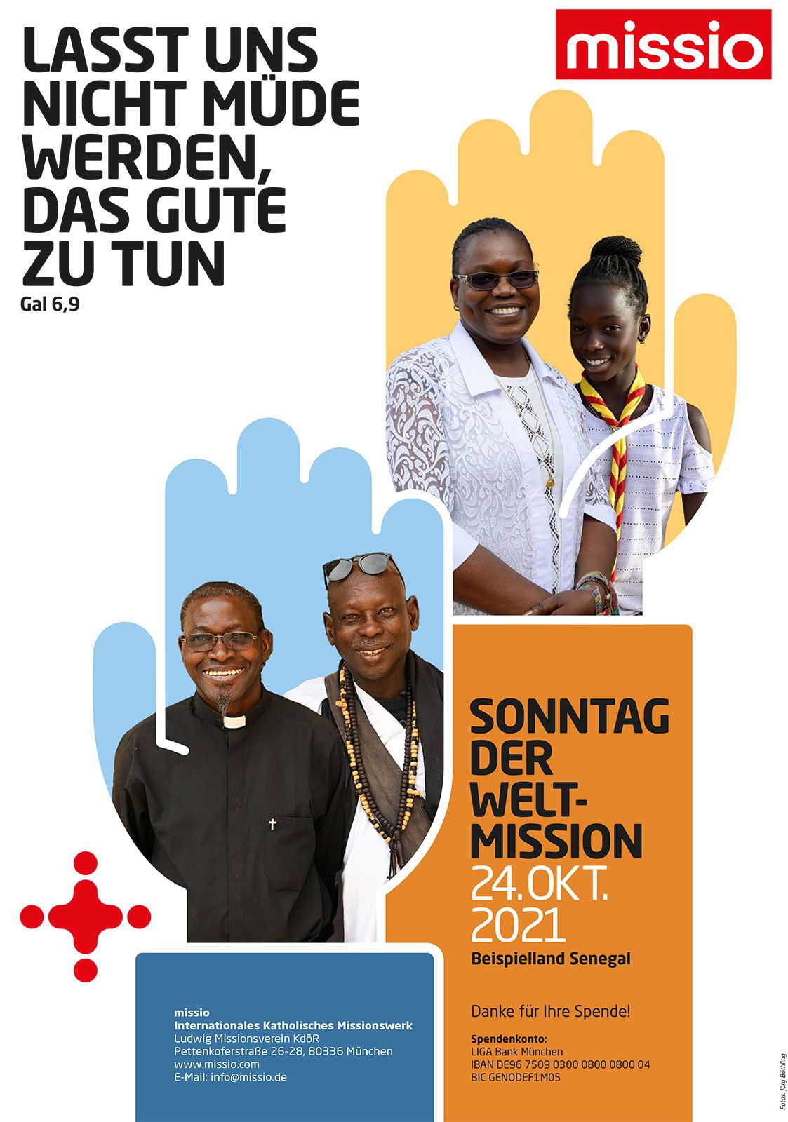 Plakat zum Weltmissionssonntag 2021