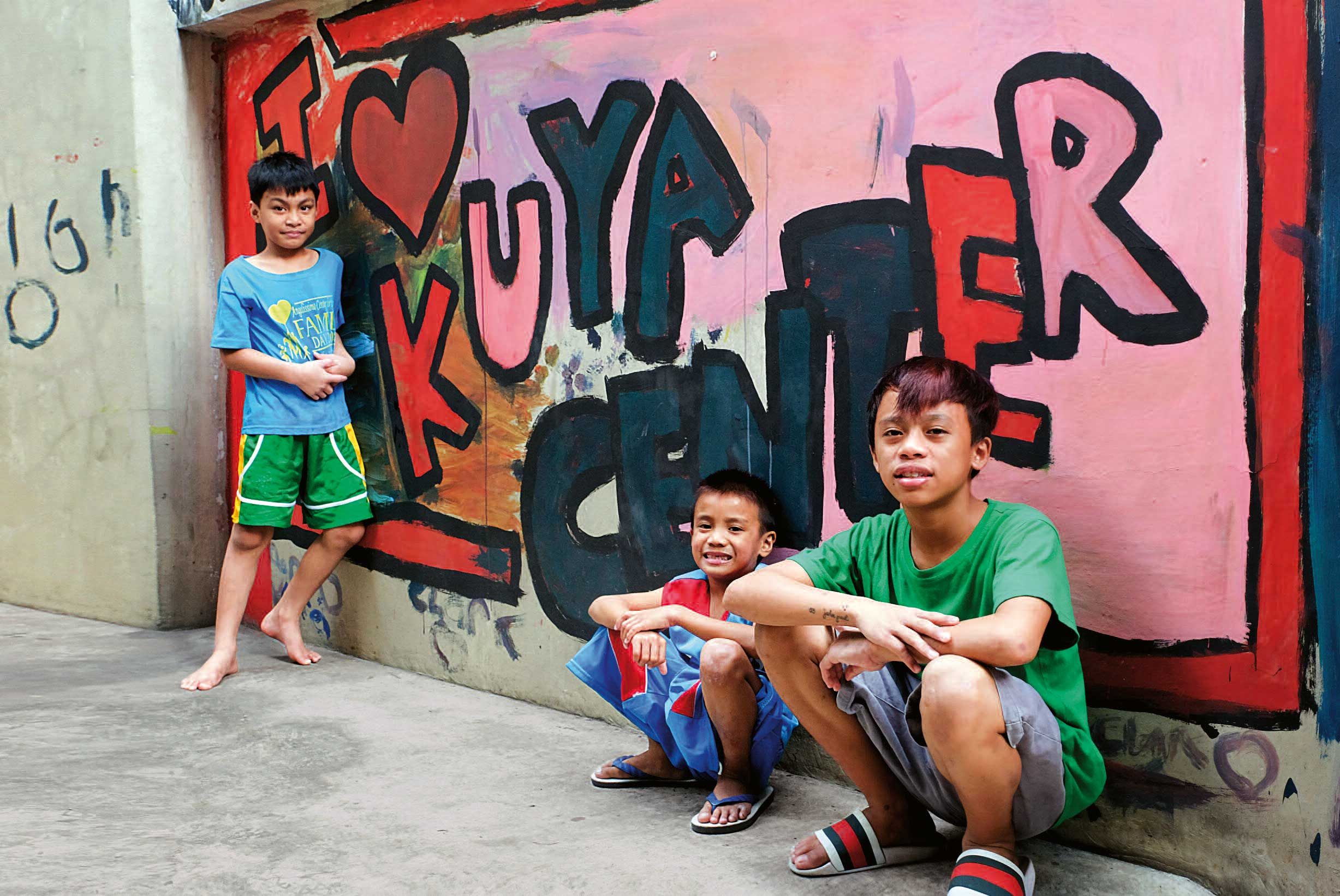 Das Kuya Center in Metro Manila bietet Straßenkindern ein Zuhause. Foto: Fritz Stark