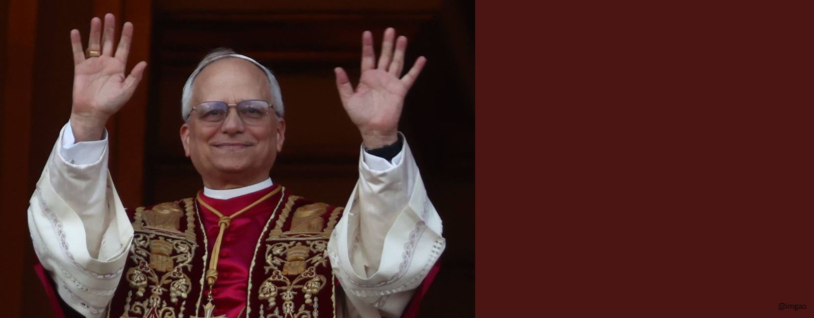Herzlich Willkommen, Papst Leo XIV. Foto: imago