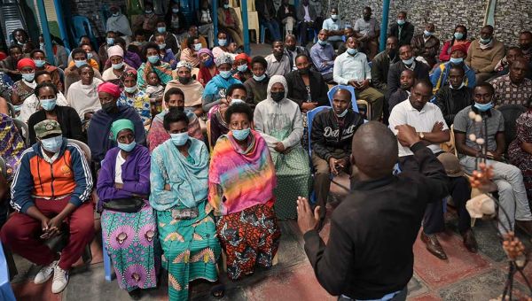 Ein Treffen des Selbsthilfe-Netzwerks TUSA in Nairobi